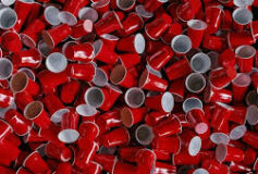 Engineering Student Turns Red Solo Cups into Stylish Sweaters That Don’t Shed Microplastics